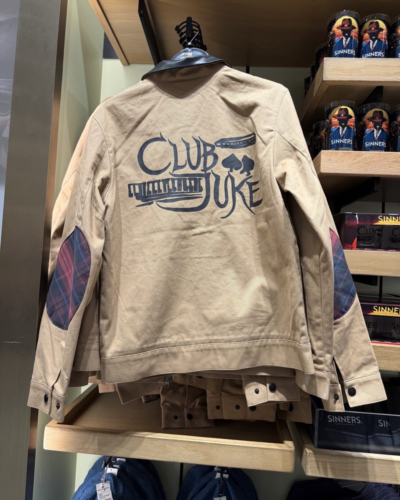 jacket back, Club Juke design with elbow patches