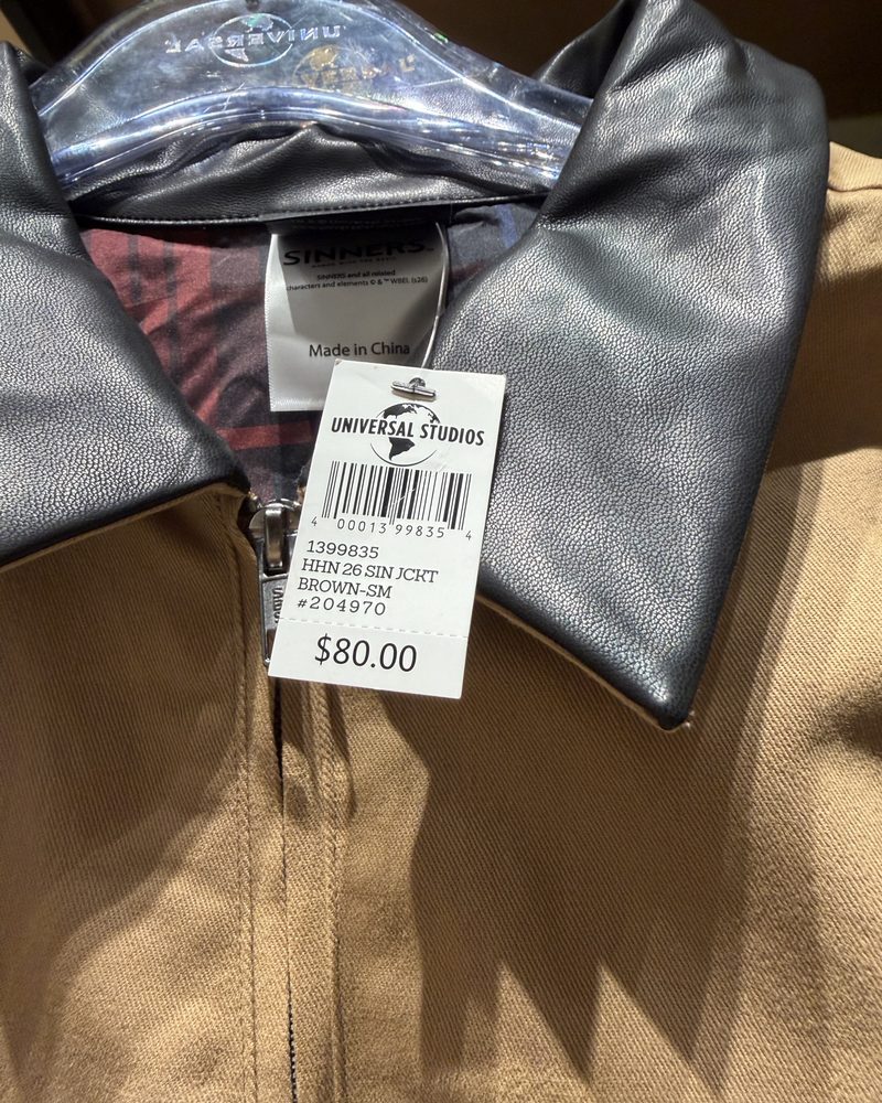 hang tag with barcode, Brown/SM