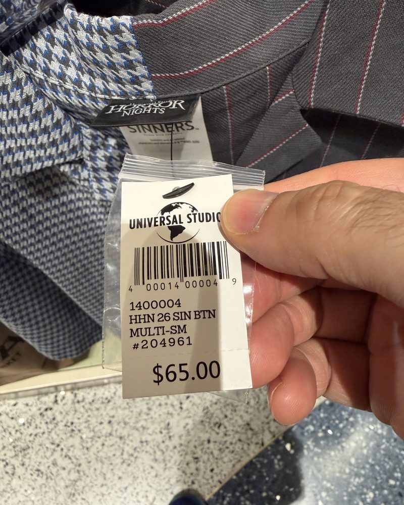 hang tag with barcode, Multi/SM
