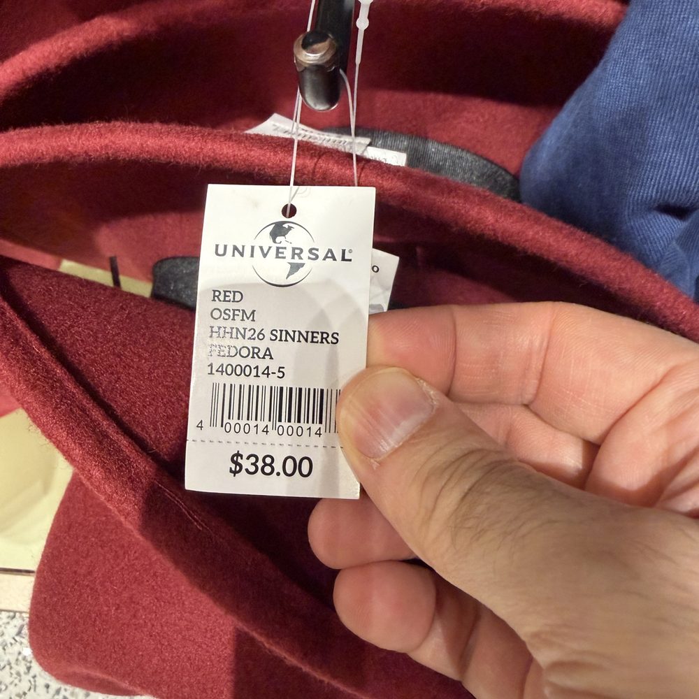 price tag, check digit obscured