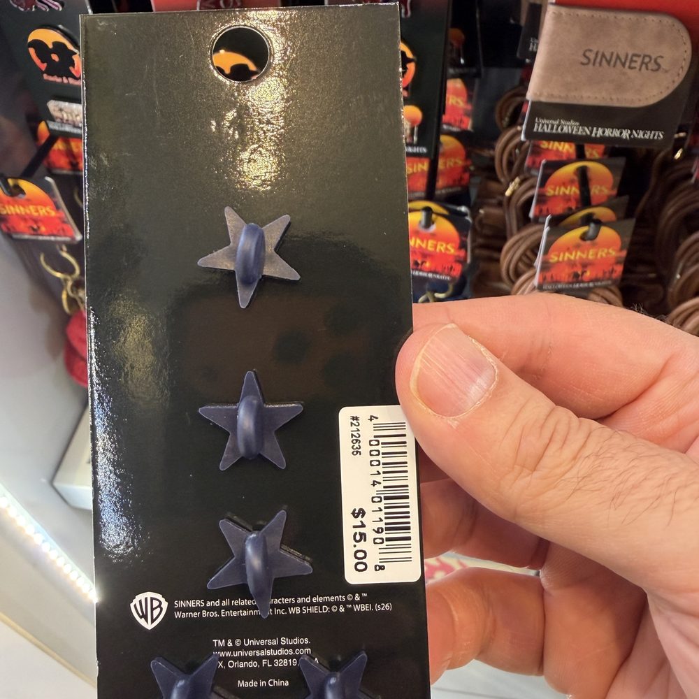 back with barcode sticker