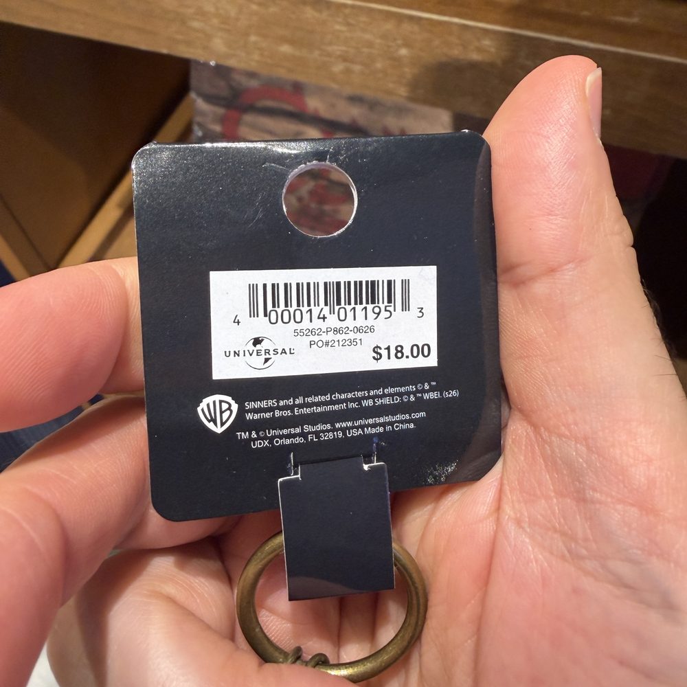 card back with barcode sticker
