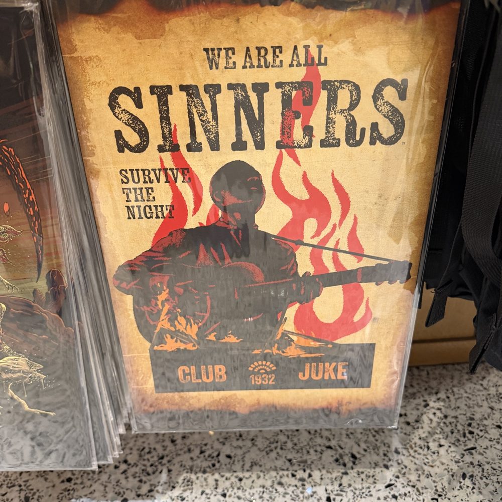 poster front on display