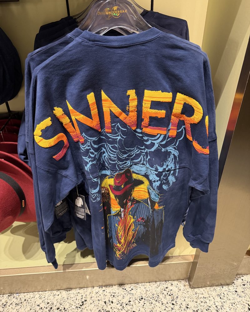 jersey back, SINNERS graphic