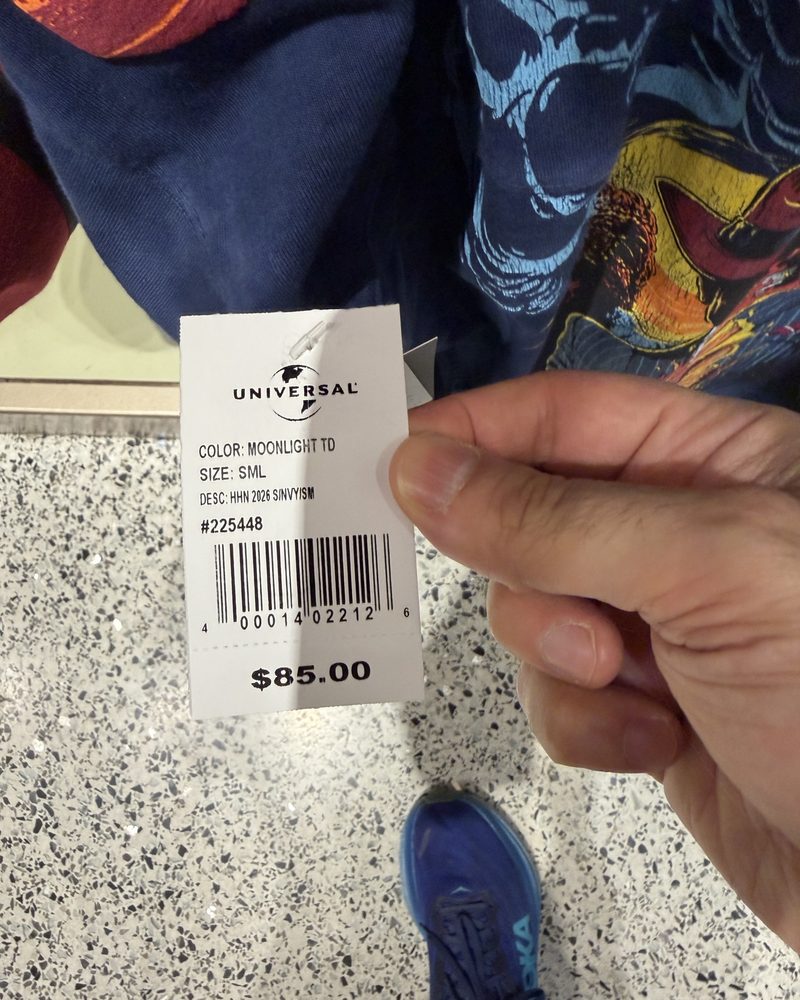 price tag with barcode, Moonlight/SM