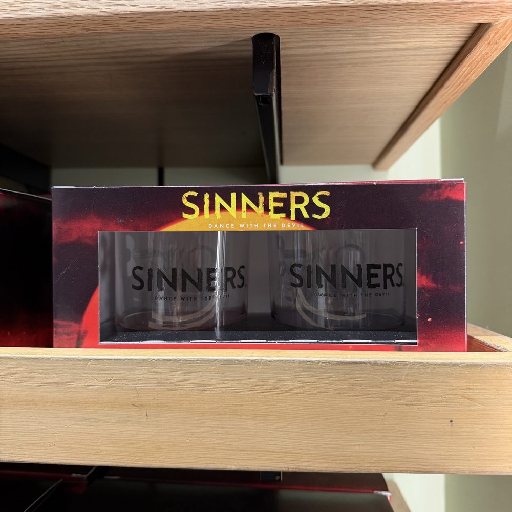 boxed whiskey glass 2-pack on shelf